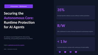 Securing Autonomous AI Agents: Runtime Protection Strategies for 2026 ...