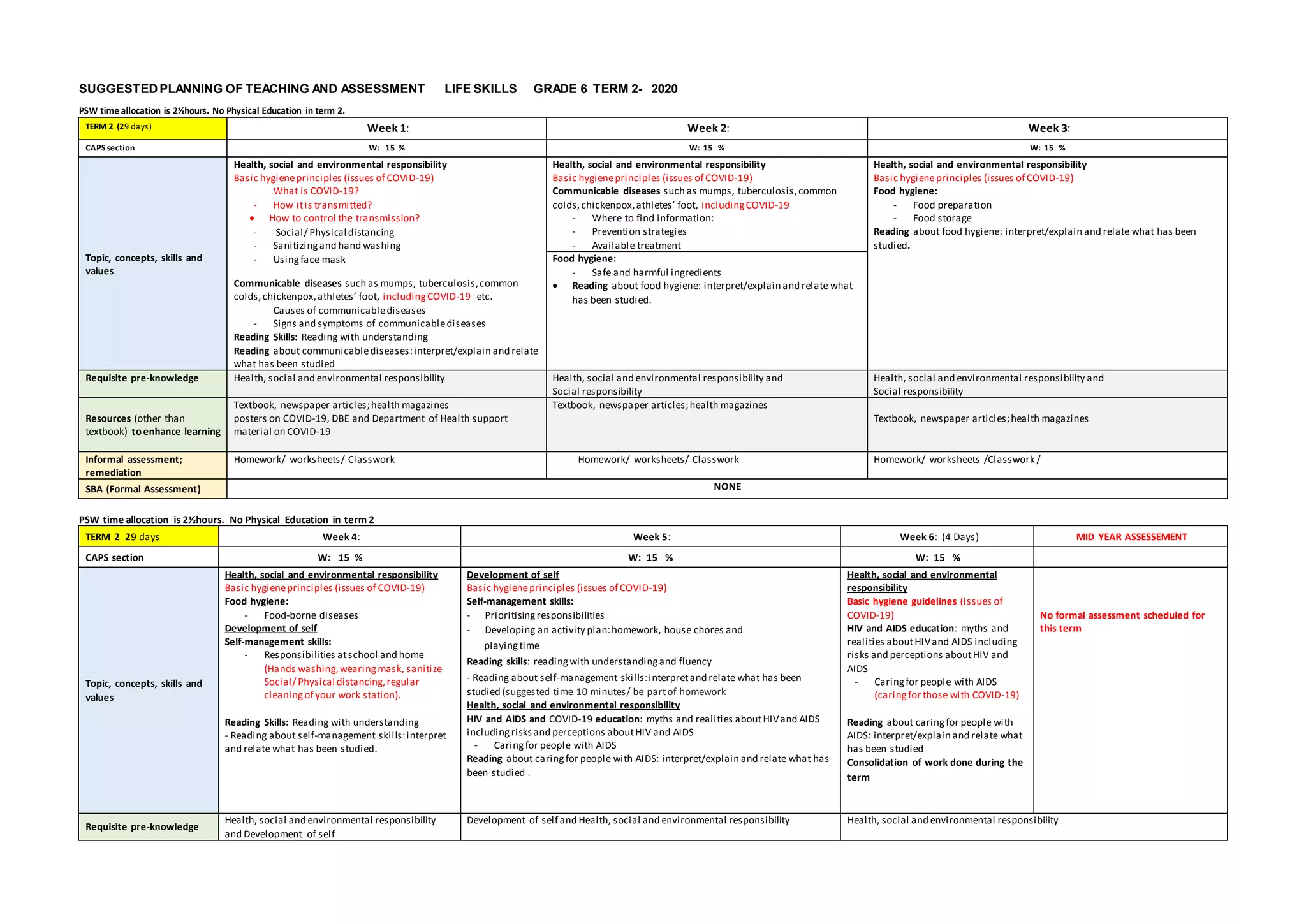 June final grade 6 atp life skills[2442] PPT