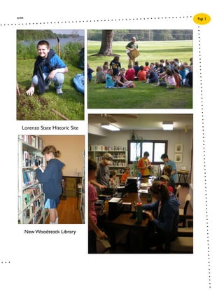 JUNE
                                 Page 3




   Lorenzo State Historic Site




       New Woodstock Library
 