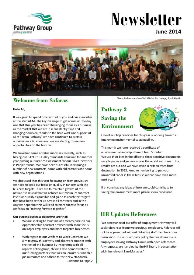June Newsletter Newsletter Example For A Training Business June Newsletter Newsletter Example For A Training Business