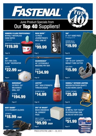 Fastenal Company - Too hot. Too bulky. No grip. There always an