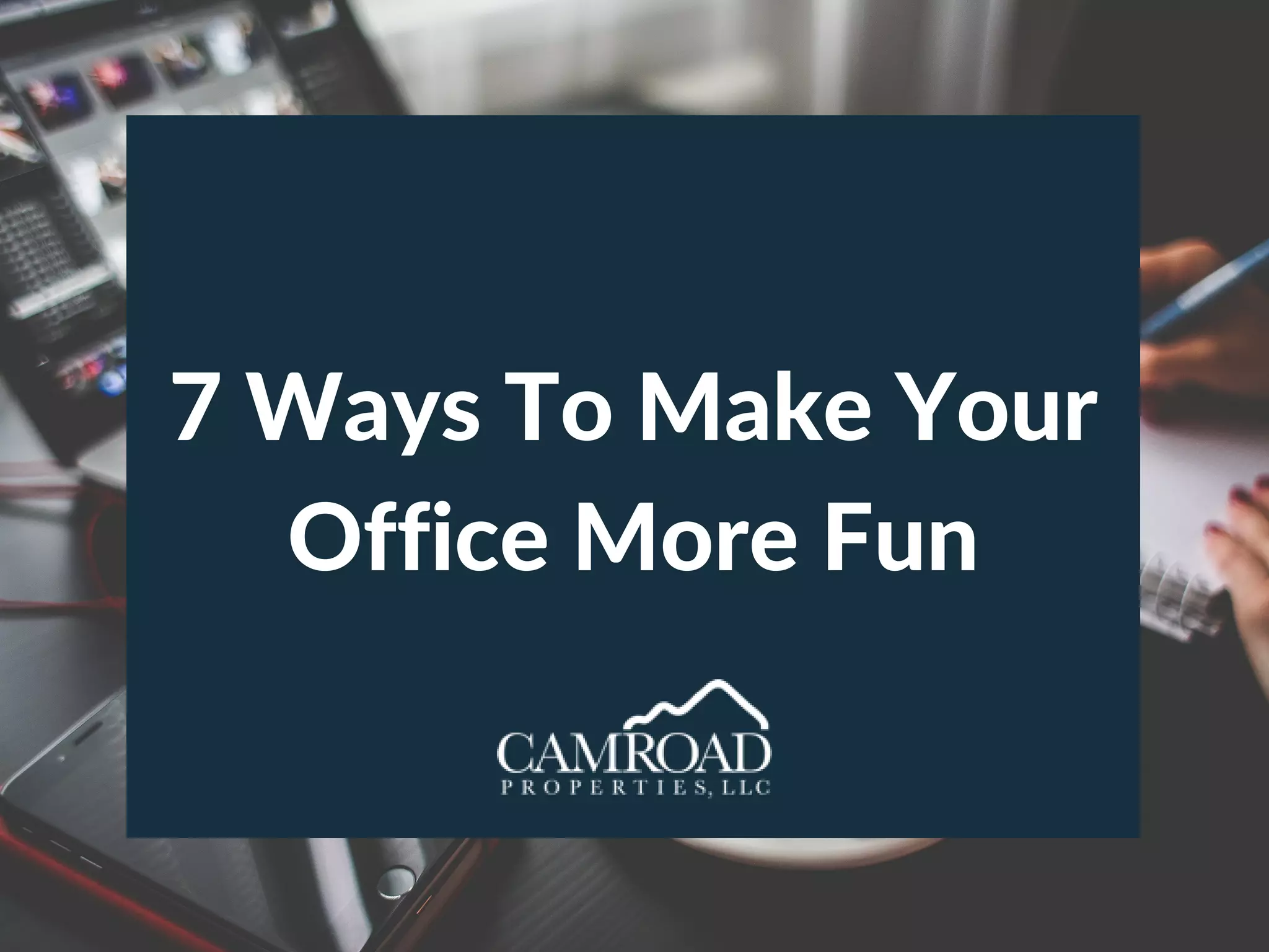 7 Ways To Make Your Office More Fun PPT