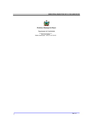 DIÁRIO OFICIAL EDIÇÃO Nº 859 DE 01 A 15 DE JUNHO DE 2010
 