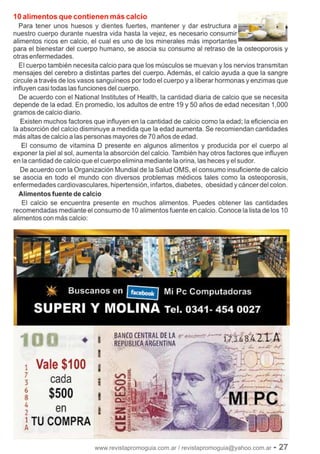 www.revistapromoguia.com.ar / revistapromoguia@yahoo.com.ar - 27
 