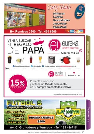 www.revistapromoguia.com.ar / revistapromoguia@yahoo.com.ar - 31
 