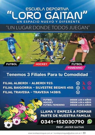 www.revistapromoguia.com.ar / revistapromoguia@yahoo.com.ar - 33
 