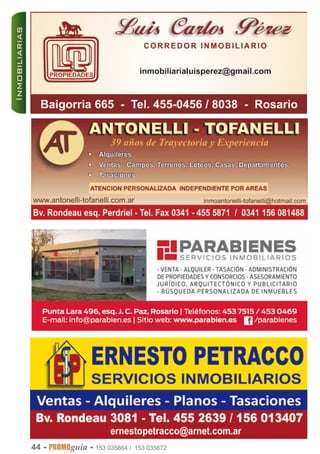 44 - PROMOguía - 153 035664 / 153 035672
 