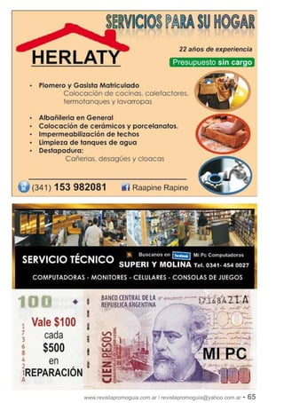 www.revistapromoguia.com.ar / revistapromoguia@yahoo.com.ar - 65
 