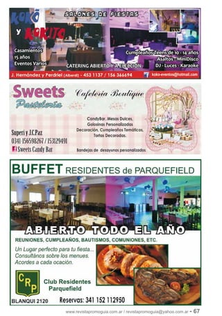 www.revistapromoguia.com.ar / revistapromoguia@yahoo.com.ar - 67
 