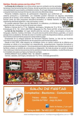 www.revistapromoguia.com.ar / revistapromoguia@yahoo.com.ar - 69
 