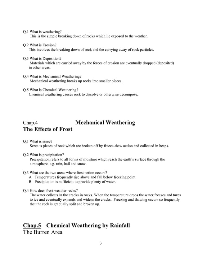 Junior Cert Geography Notes