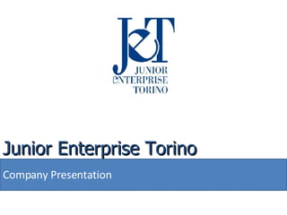 Junior Enterprise Torino Company Presentation 