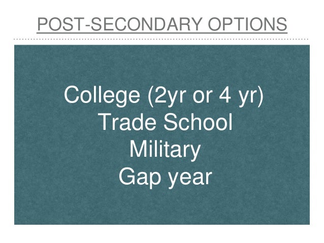 trade school career options