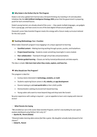 Junior Data Scientist Program for Teens: Clevered’s Coding Program for ...