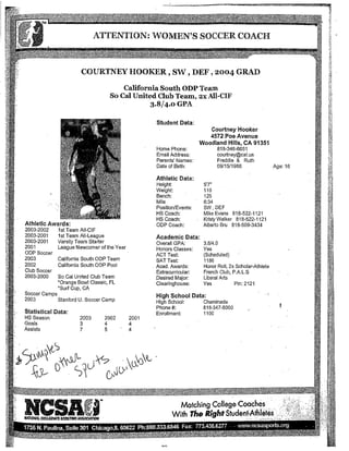 Junior Packet - Spring 2013