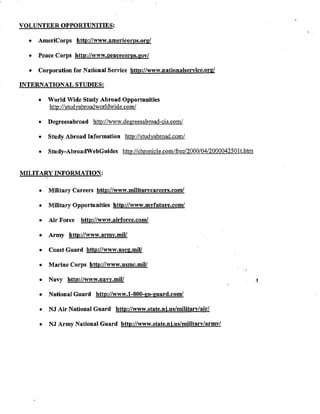 Junior Packet - Spring 2013