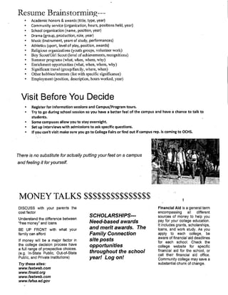 Junior Packet - Spring 2013