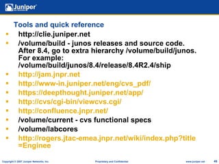 Juniper Trouble Shooting | PPT