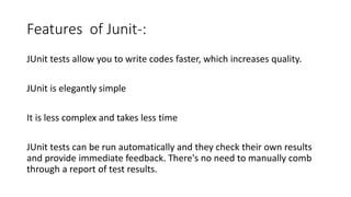 Junit basics | PPTX