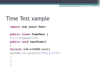 Testing with Junit4 | PPTX