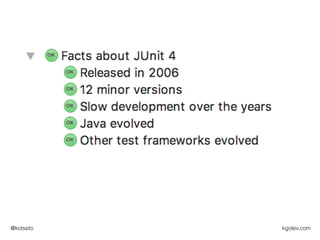 JUnit 5 - The Next Generation