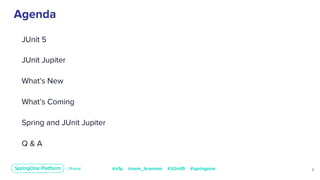 JUnit 5 - Evolution and Innovation - SpringOne Platform 2019 | PDF