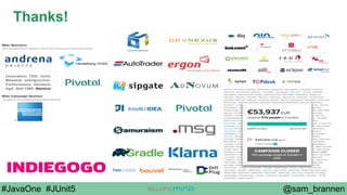 @sam_brannen#JavaOne #JUnit5
Thanks!
 