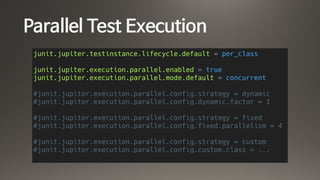parallel test execution with testcontainers: boosting... JUnit5 and TestContainers | PDF