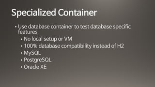Db Container Setup JUnit5 and TestContainers | PDF