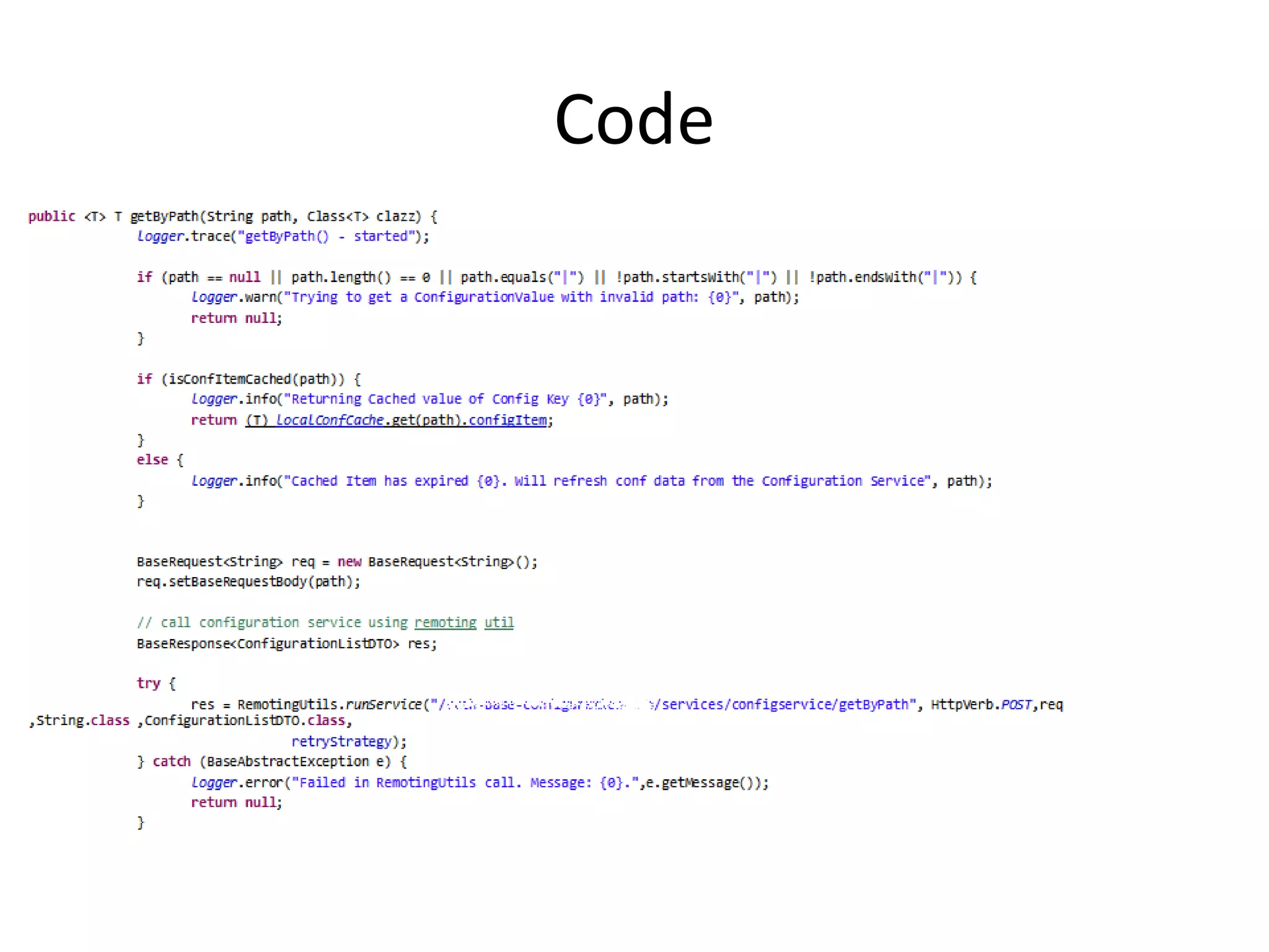Code
 