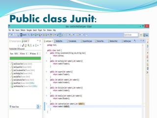 Junit Test Cases | PPTX
