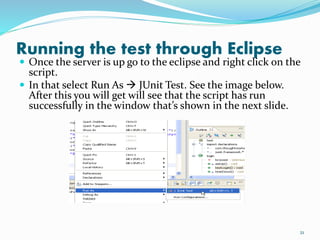 Junit Test Cases | PPTX | Programming Languages | Computing