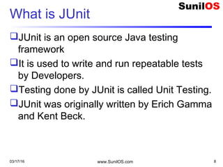 JUnit 4 | PPT