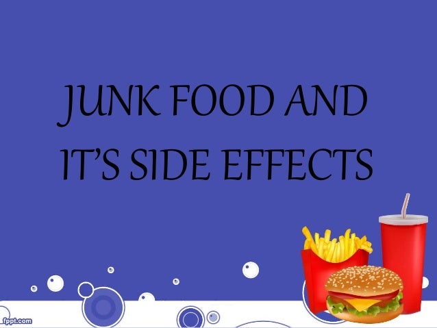 junk food presentation