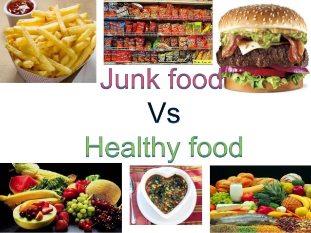 Healthy Food Vs Unhealthy Food Chart