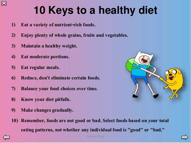 3 Keys To A Healthy Diet
