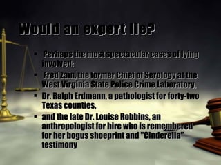 Junk Science On Trial | PPT