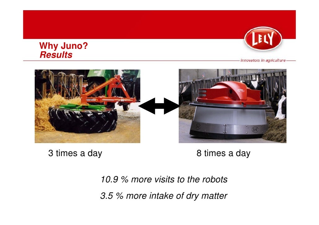 Lely Juno feed pusher