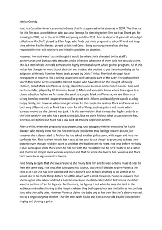 Juno Essay