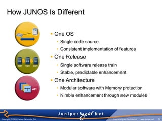 JunOS Jumstart 01 - JunOS Overview.ppt