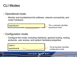 JunOS Jumstart 01 - JunOS Overview.ppt