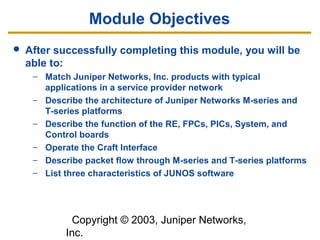Junos routing overview from Juniper | PPT