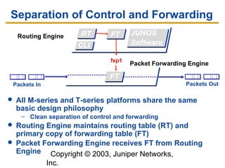 Junos routing overview from Juniper | PPT