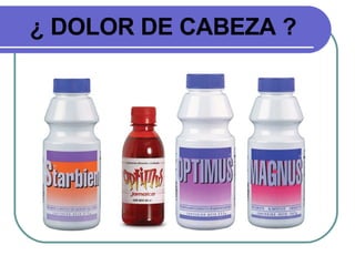 ¿ DOLOR DE CABEZA ? 