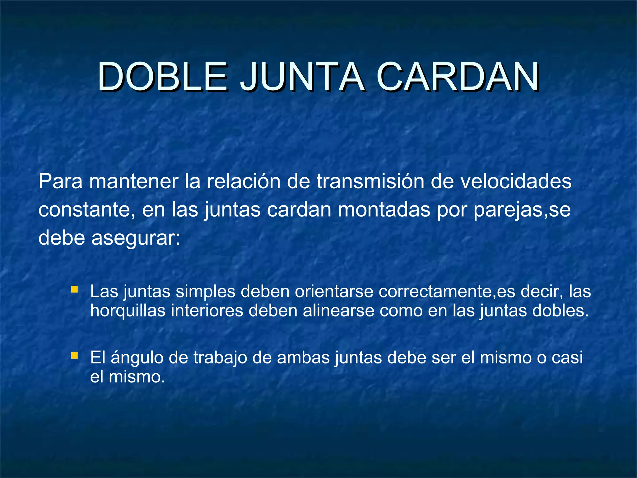 Juntas universales mecatronica | PPT