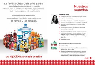 4 55
Nuestros
expertos
Aurora León Bayona
•	Coordinadora del equipo de nutriólogos encargado de avalar
	 los platillos de este recetario.
•	Licenciada en nutrición por la Universidad Iberoamericana.
•	Maestría en nutrición deportiva en la Universidad de Ulster (actual).
•	Diplomado en nutrición deportiva en el Comité Olímpico
	 Internacional.
•	Vicepresidenta y fundadora de la Federación Mexicana de
	 Nutrición Deportiva (FMND).
•	Fundadora y nutrióloga de Nutritrain www.nutritrain.com.mx
•	Miembro de Professionals in Nutrition for Exercise and Sports
	 (PINES), del American College of Sports Medicine (ACSM) y
	 nutrióloga certificada por el Colegio Mexicano de Nutriólogos
	 desde 1999.
•	Maratonista y triatleta.
Federación Mexicana de Nutrición Deportiva
•	Fundada en 2012.
•	Reconocida internacionalmente por Professionals in Nutrition
	 for Exercise and Sports (PINES).
•	Su objetivo es estandarizar los conocimientos de los nutrió-
logos del deporte de nuestro país por medio de la difusión
de competencias y recursos, estandarización de criterios y
aseguramiento de la calidad del ejercicio de la profesión.
 