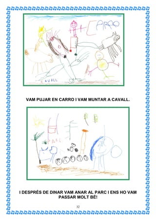 VAM PUJAR EN CARRO I VAM MUNTAR A CAVALL.




I DESPRÉS DE DINAR VAM ANAR AL PARC I ENS HO VAM
                PASSAR MOLT BÉ!

                       32
 
