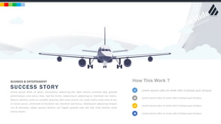 w w w . D o m a i n . c o m Page 175
www.MainSlide.com
© All Rights Reserved.
Confidential
FLYING COMPANY
Make Better Your Business Presentation
BUSINESS & ENTERTAIMENT
SUCCESS STORY
Lorem ipsum dolor sit amet, consectetur adipiscing elit. Nam viverra euismod odio, gravida
pellentesque urna varius vitae. Sed dui lorem, adipiscing in adipiscing et, interdum nec metus.
Mauris ultricies, justo eu convallis placerat, felis enim ornare nisi, vitae mattis nulla ante id dui.
Ut lectus purus, commodo et tincidunt vel, interdum sed lectus. Vestibulum adipiscing tempor
nisi id elementu sadips ipsums dolores uns fugiats gravida nam elit vols nulla dolores amet
untras sitsers.
How This Work ?
Lorem ipsum odio sit amet odio tristique quis tempus
Lorem ipsum odio sit amet odio tristique quis tempus
Lorem ipsum odio sit amet odio tristique quis tempus
Lorem ipsum odio sit amet odio tristique quis tempus
 