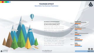 w w w . D o m a i n . c o m Page 176
www.MainSlide.com
© All Rights Reserved.
Confidential
TOURISM EFFECT
Make Better Your Business Presentation
Sales 1
Sales 2
Sales 3
Sales 4
Sales 5
Lorem ipsum dolor sit amet, consectetur
adipiscing elit. Nam viverra euismod odio,
gravida pellentesque urna varius vitae.
Sed dui lorem, adipiscing in adipiscing et,
interdum nec metus. Mauris ultricies,
justo eu convallis placerat, felis enim
ornare nisi, vitae mattis nulla ante id dui.
Ut lectus purus, commodo et tincidunt
vel, interdum sed lectus. Vestibulum
adipiscing tempor nisi id elementu sadips
ipsums dolores uns fugiats gravida nam
elit vols nulla dolores amet untras sitsers.
BUSINESS & ENTERTAIMENT
ENVIROMENT
 