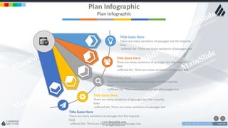 w w w . D o m a i n . c o m Page 200
www.MainSlide.com
© All Rights Reserved.
Confidential
Plan Infographic
Plan Infographic
Title Goes Here
There are many variations of passages but the majority
have
suffered the There are many variations of passages but
Title Goes Here
There are many variations of passages but the majority
have
suffered the There are many variations of passages but
Title Goes Here
There are many variations of passages but the majority
have
suffered the There are many variations of passages but
Title Goes Here
There are many variations of passages but the majority
have
suffered the There are many variations of passages but
Title Goes Here
There are many variations of passages but the majority
have
suffered the There are many variations of passages but
 